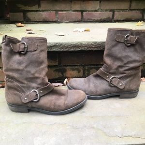 Sundance Rustic Expresso Brown Suede Boots